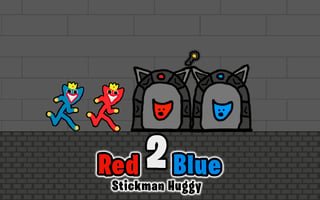 Image Red and Blue Stickman Huggy 2